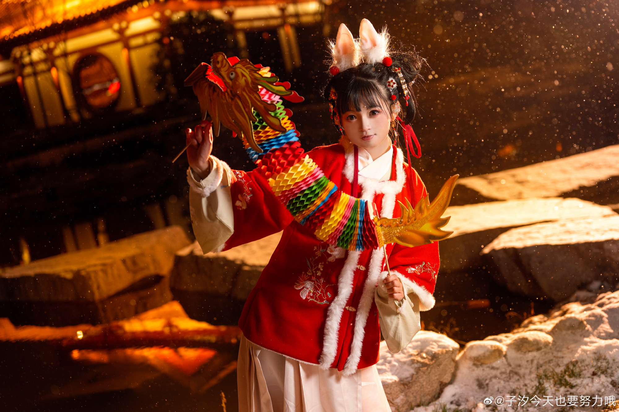 和小伙伴们在一起， 做什么都是快乐的。@子汐今天也要努力哦-米哈社