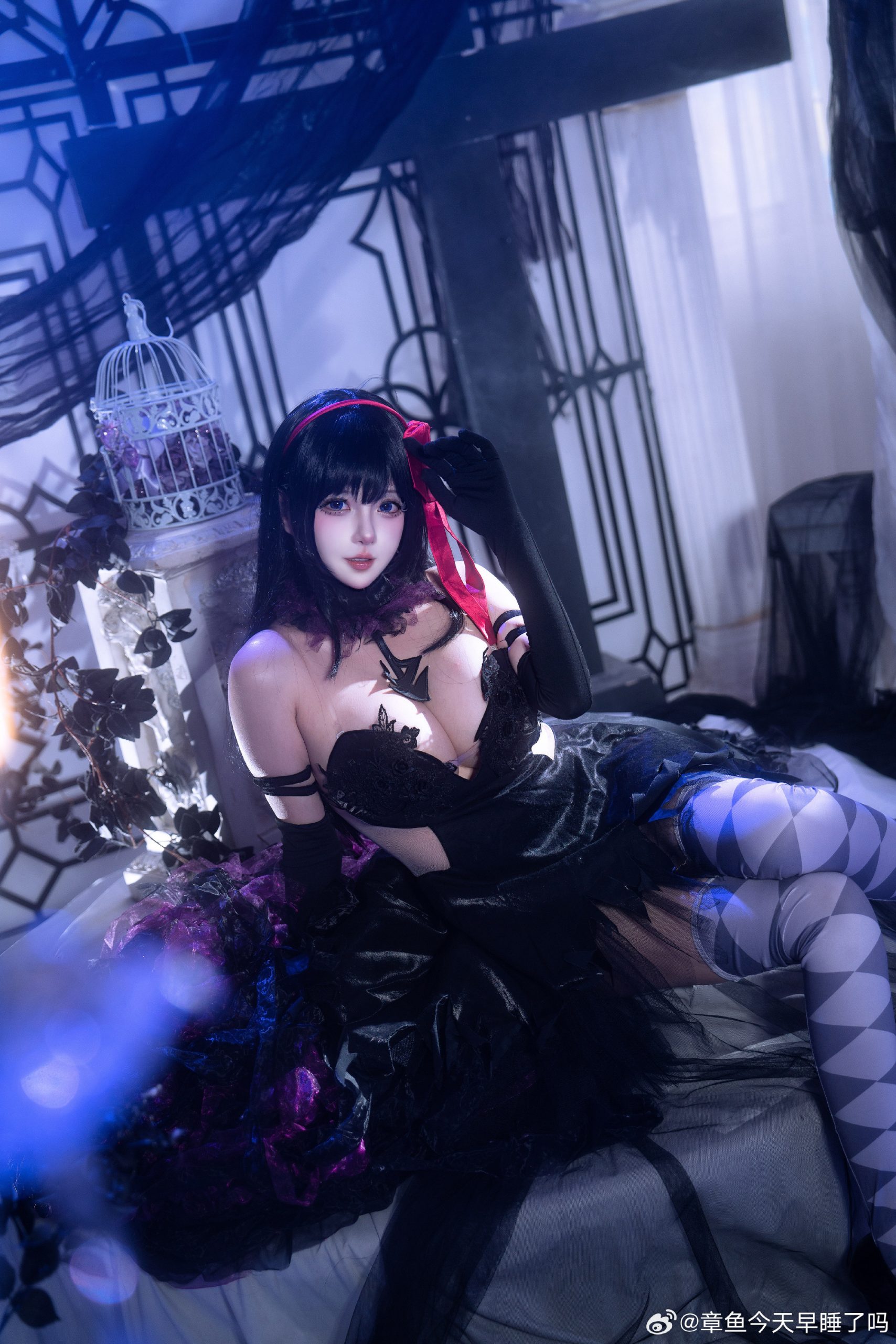 cosplay 魔法少女小圆 晓美焰@-凛子酱--米哈社