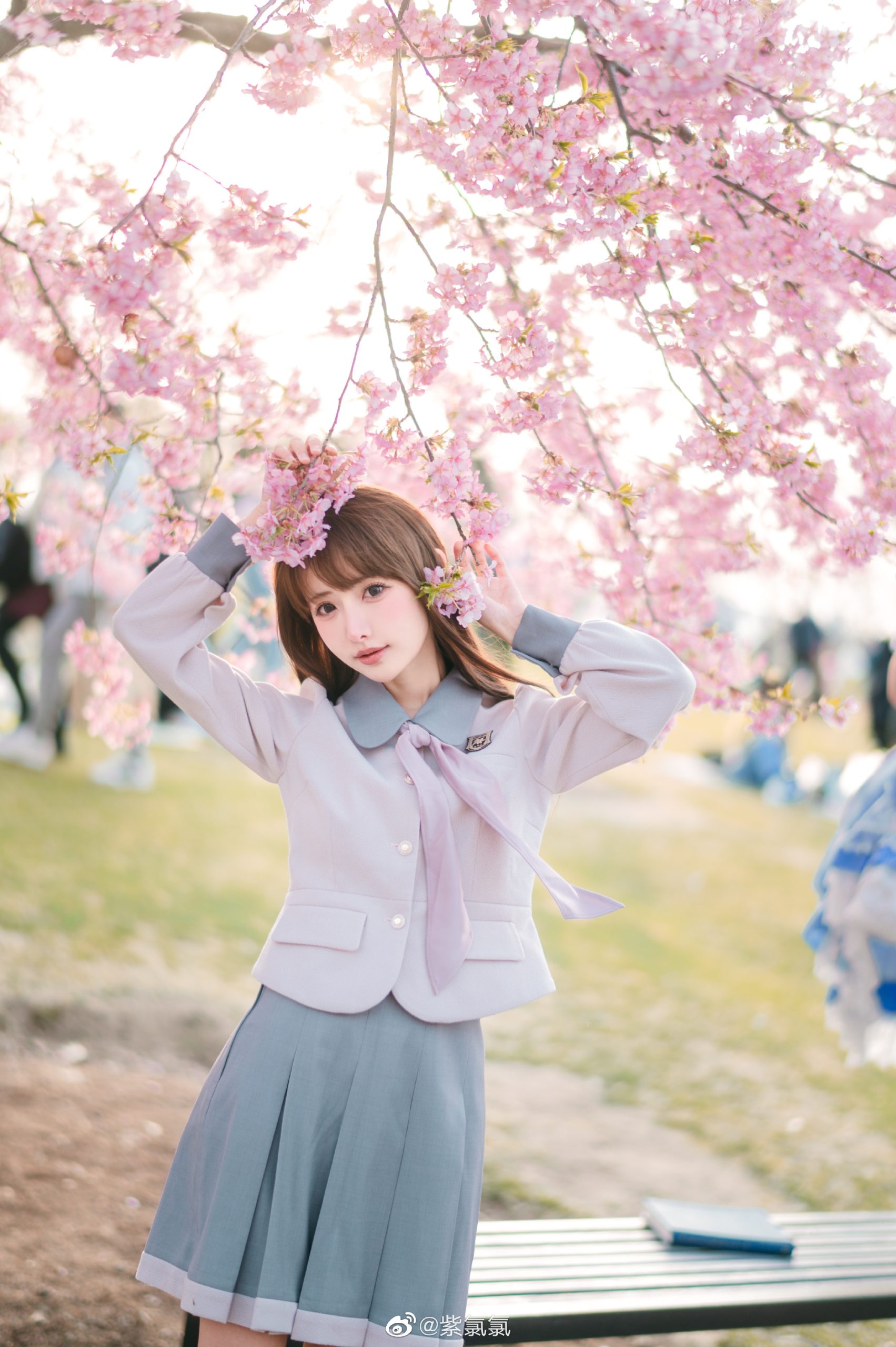 JK制服 在樱花盛开的季节见面吧@紫氯氯-米哈社