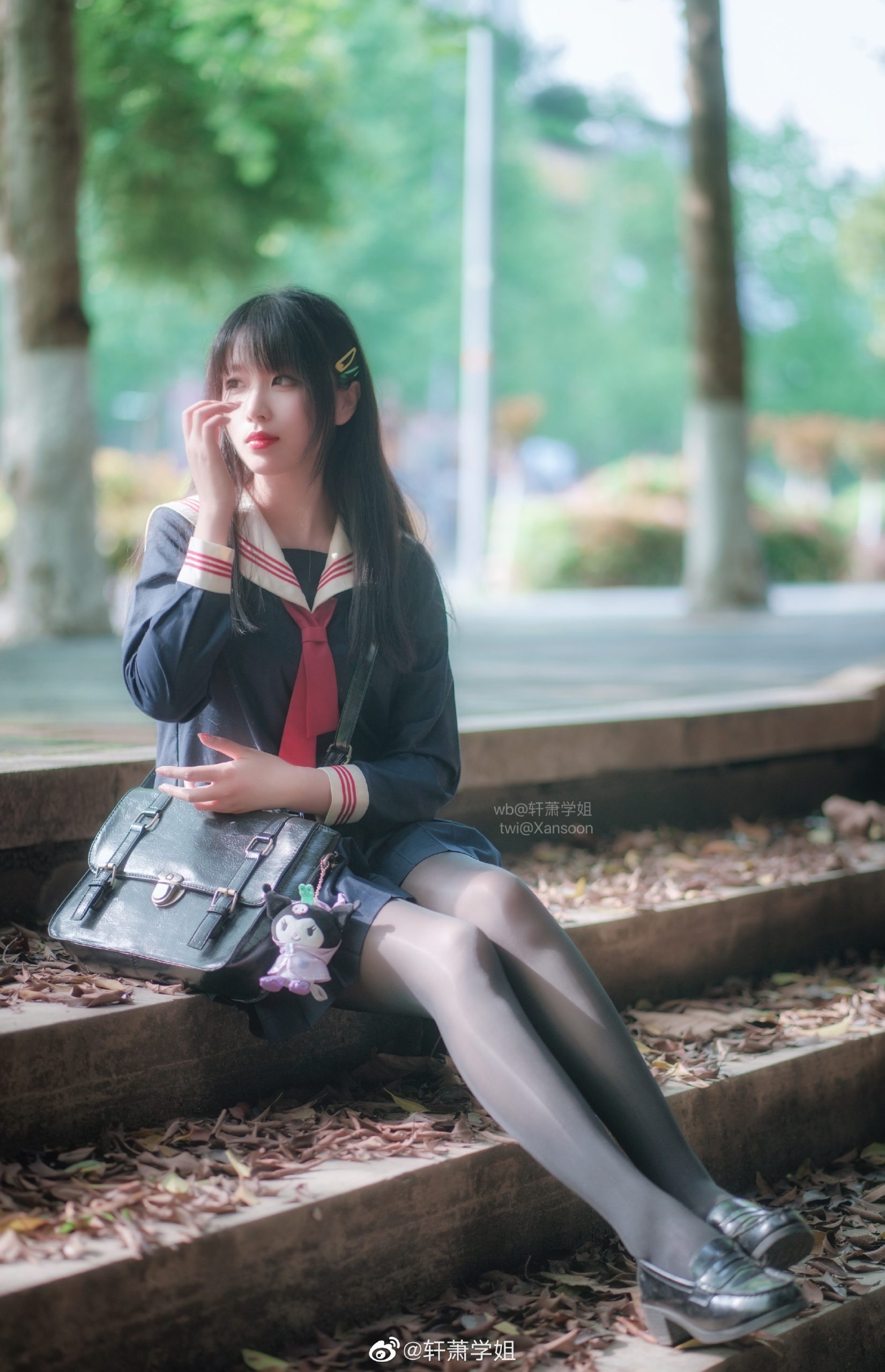 JK制服 少女写真 和煦@轩萧学姐-米哈社