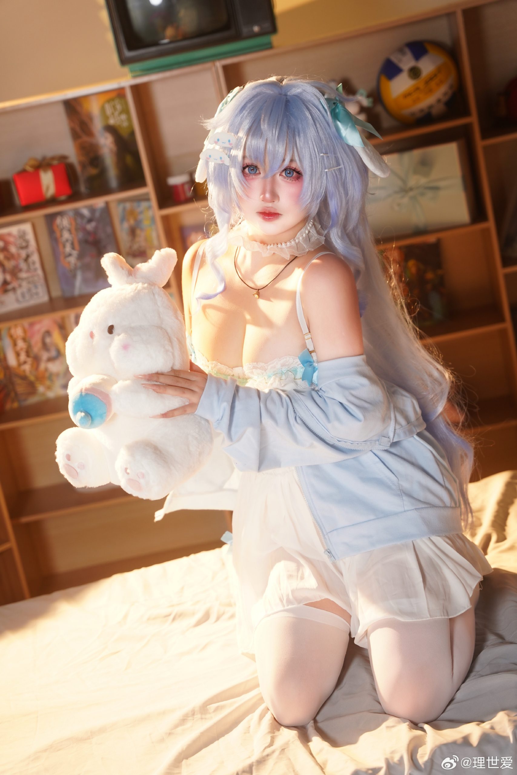 cosplay 原神 玉桂狗甘雨♡@理世爱-米哈社