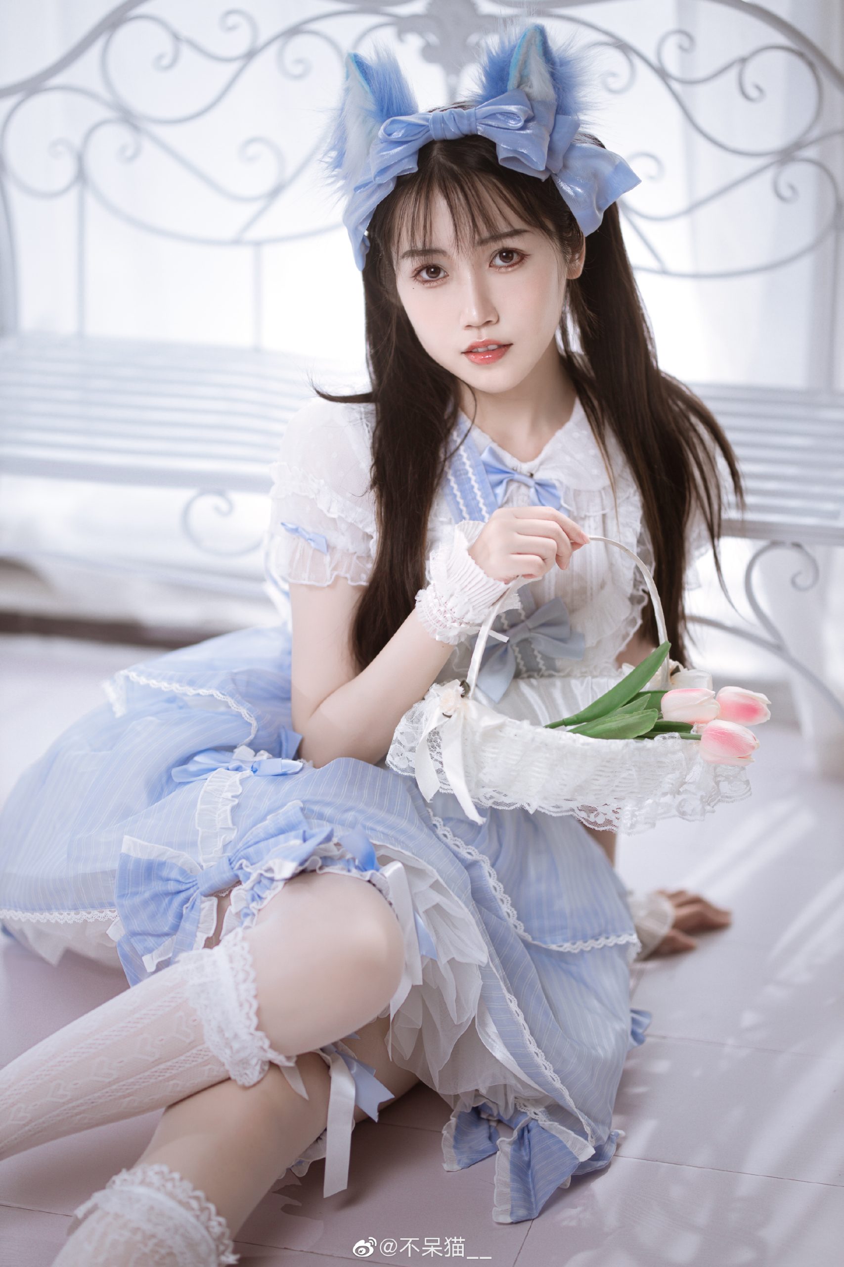 lolita装扮 今天天气真好，我的意思是…… @不呆猫__-米哈社