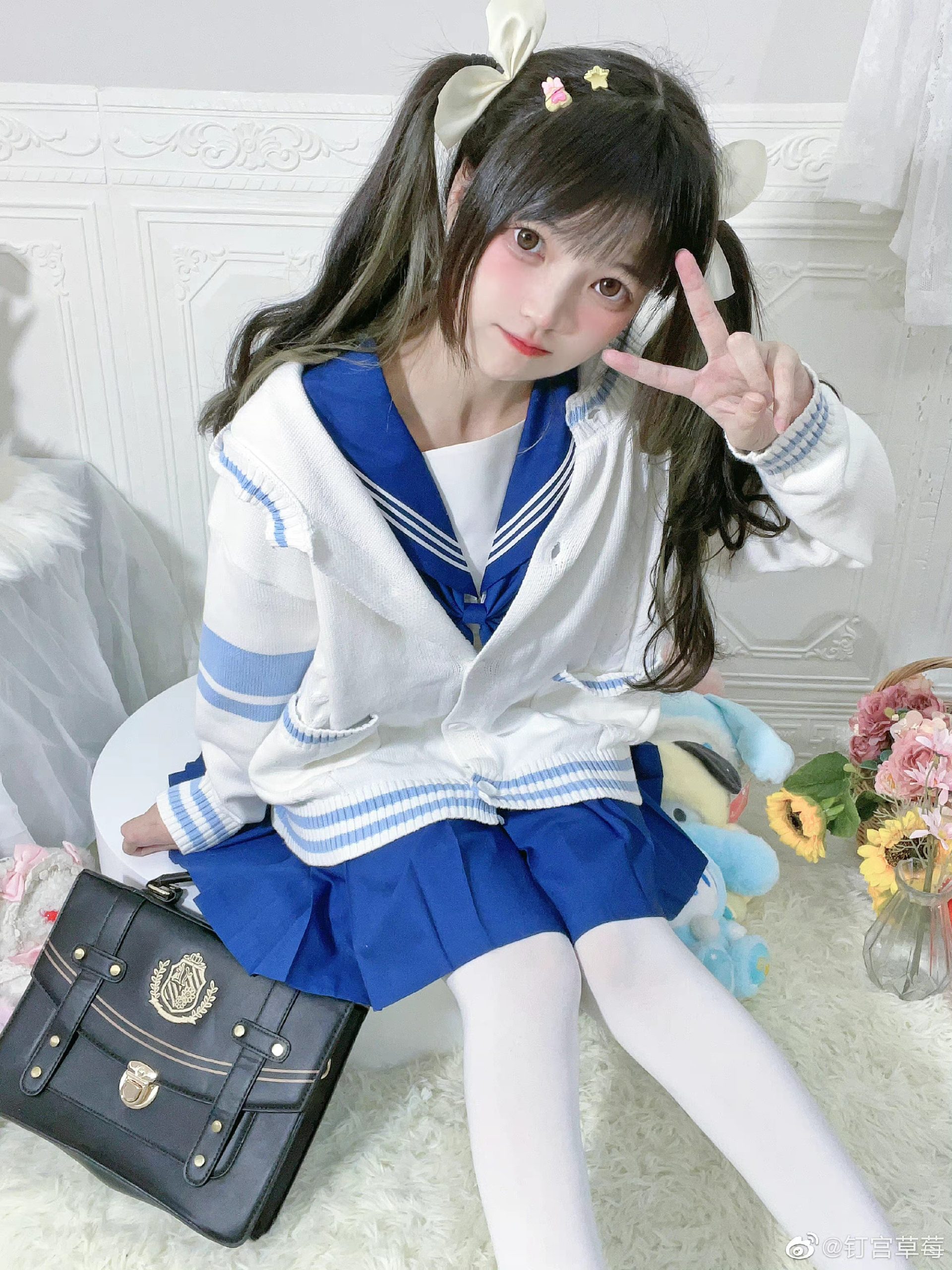 jk日常 一下子就击中了我的 心巴 @钉宫草莓-米哈社