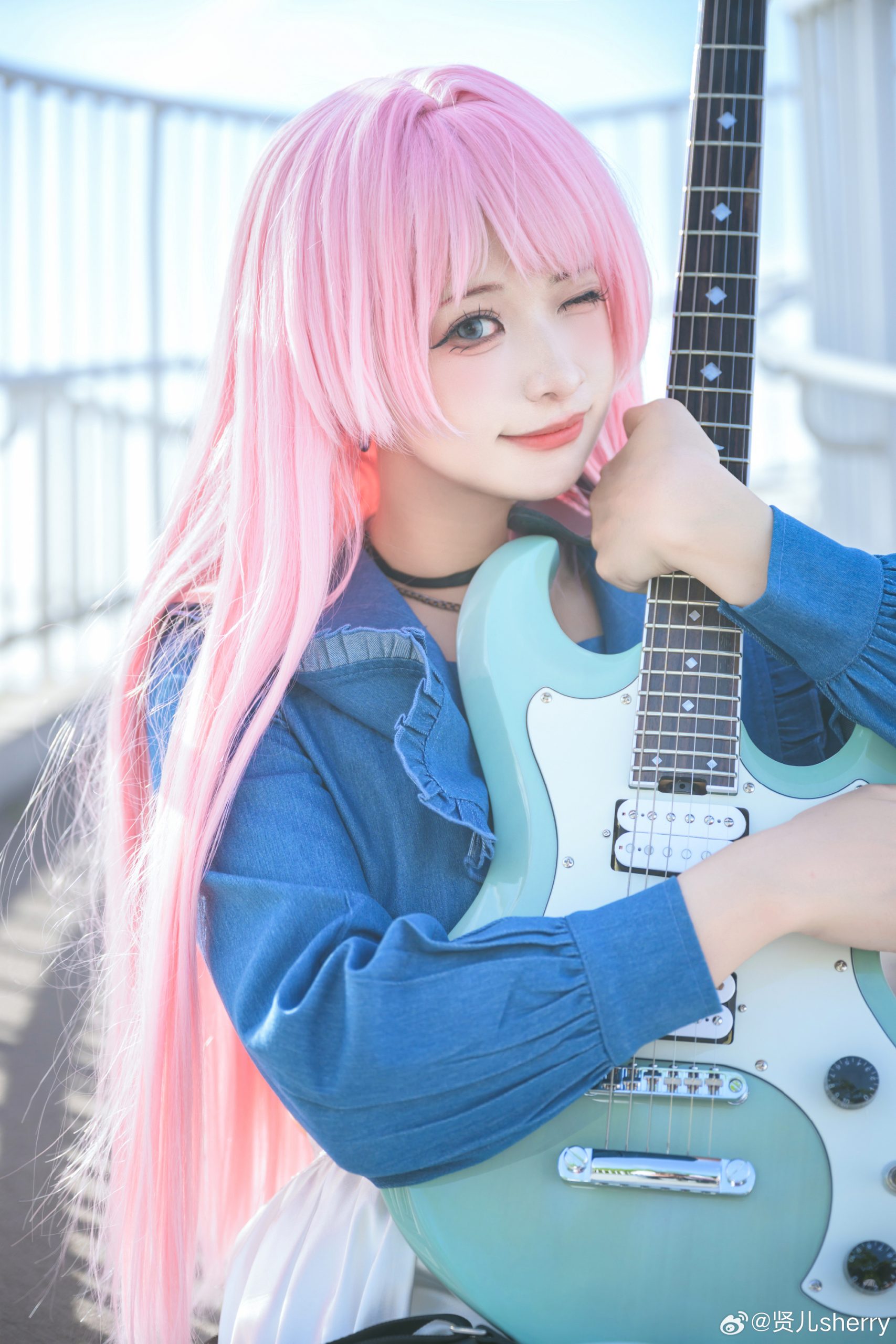 cosplay 雨停了是因为有我们的小太阳爱音在~ MyGO 千早爱音@贤儿sherry-米哈社