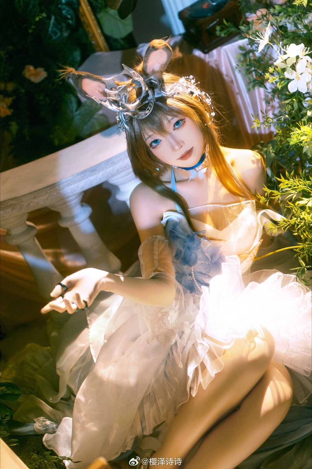 cosplay 明日方舟 阿米娅 音律联觉🎶@樱泽诗诗-米哈社