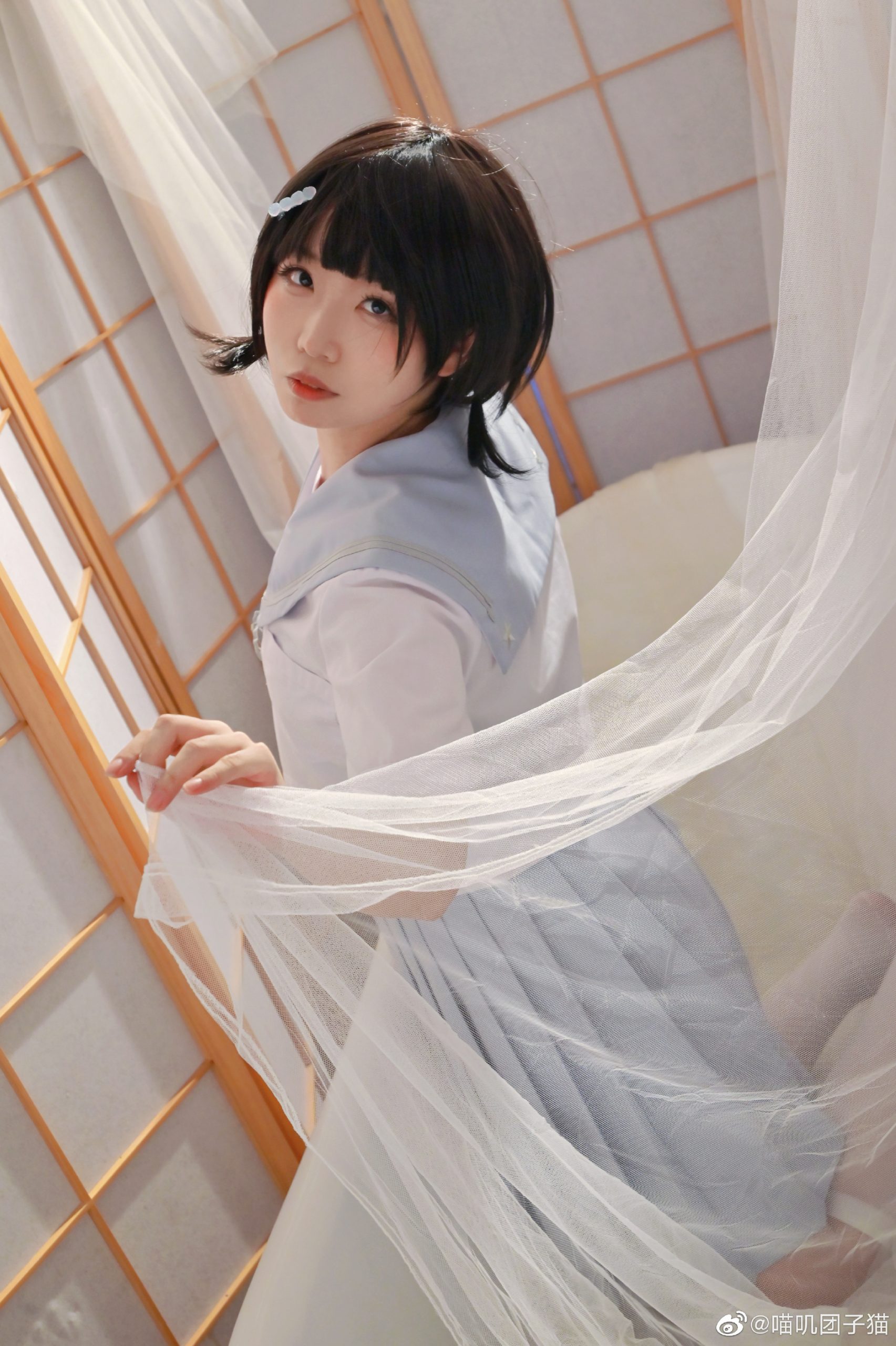 JK制服 少女写真@喵叽团子猫-米哈社