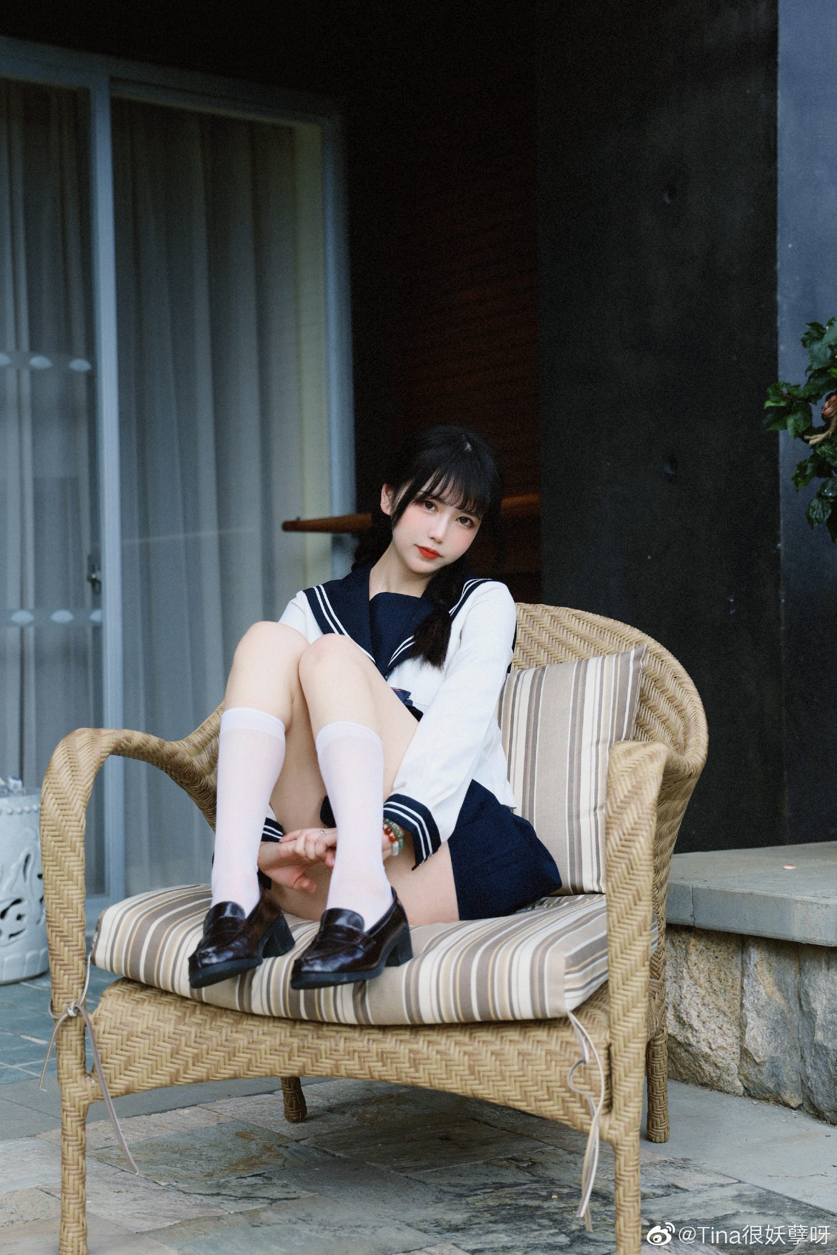 渴望自由 一起追海…… JK少女 少女写真@Tina很妖孽呀-米哈社