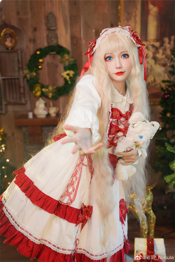 lolita装扮@彩芸_Nebula-米哈社