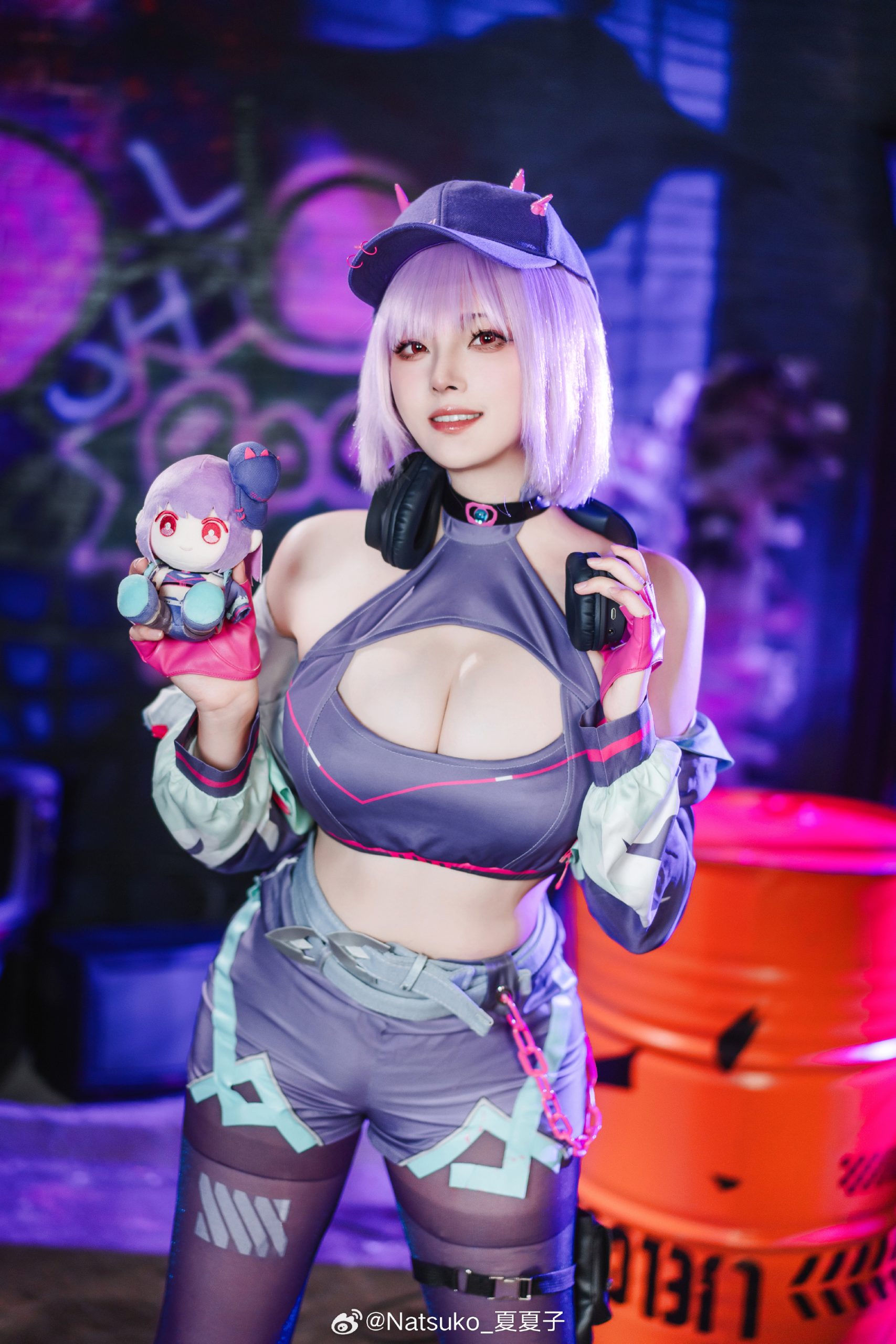 cosplay 小恶魔感十足的茜超可爱捏!!@Natsuko_夏夏子-米哈社