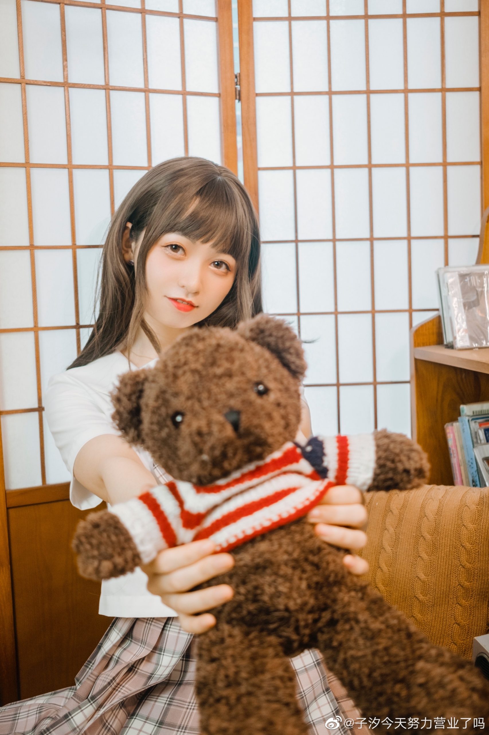 jk日常 日系写真 jk服种草姬@子汐今天努力营业了吗-米哈社