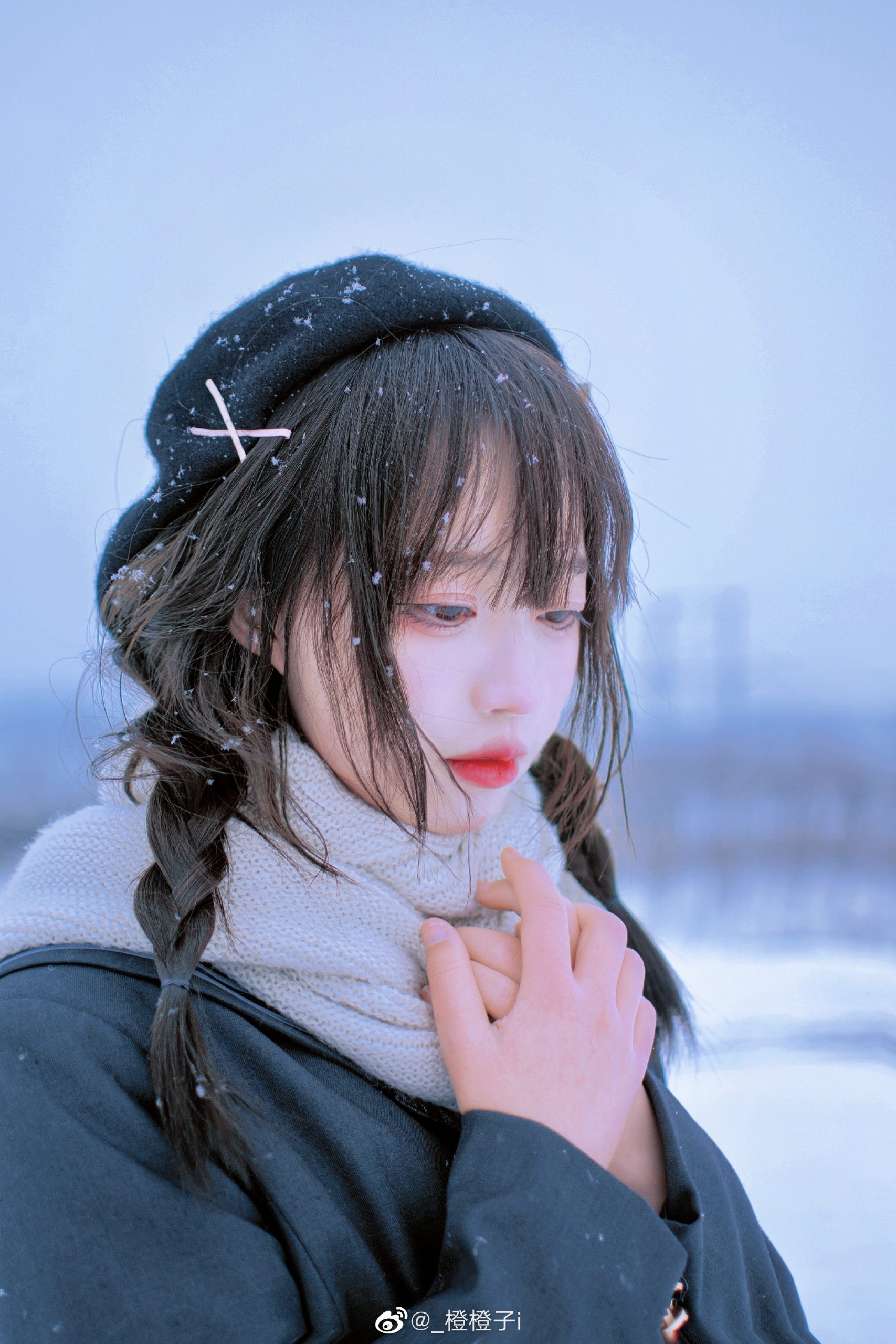 JK日常 亲爱的藤井树小姐，今天我在富士山山顶为你飘落了一片雪@_橙橙子i-米哈社