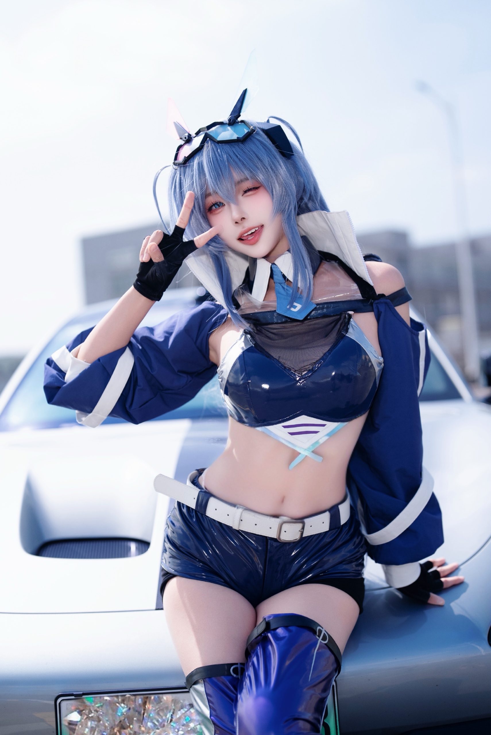 COSPLAY Honey！想要更多的kiss kiss吗~ 碧蓝航线 新泽西@Momoko葵葵-米哈社