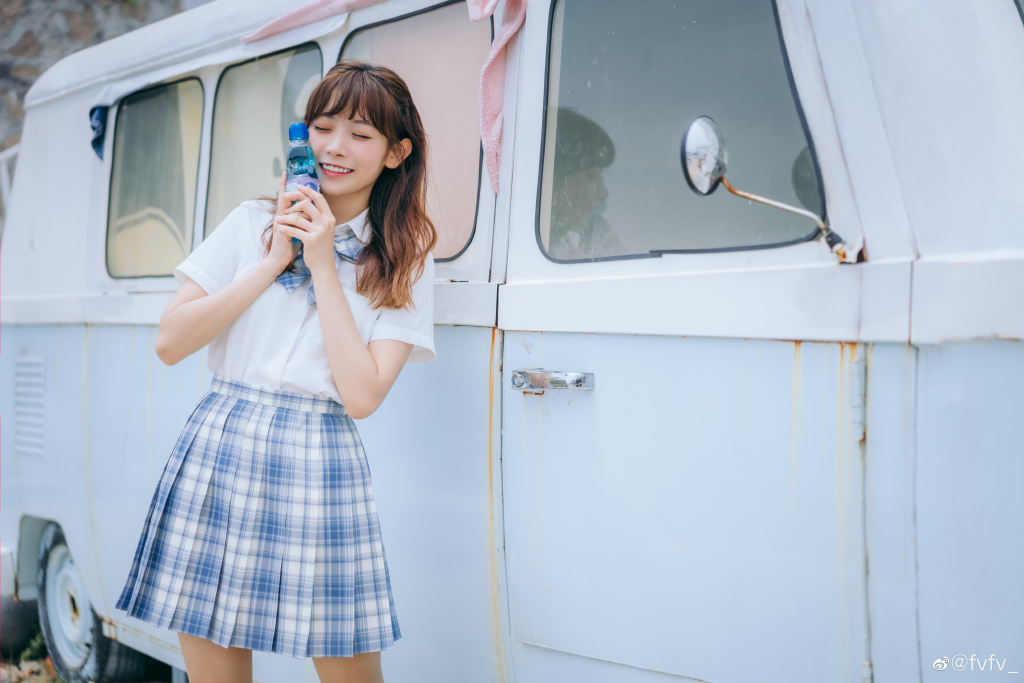 [JK制服] jk日常 「 海 岛 风 眠 」@fvfv_-米哈社